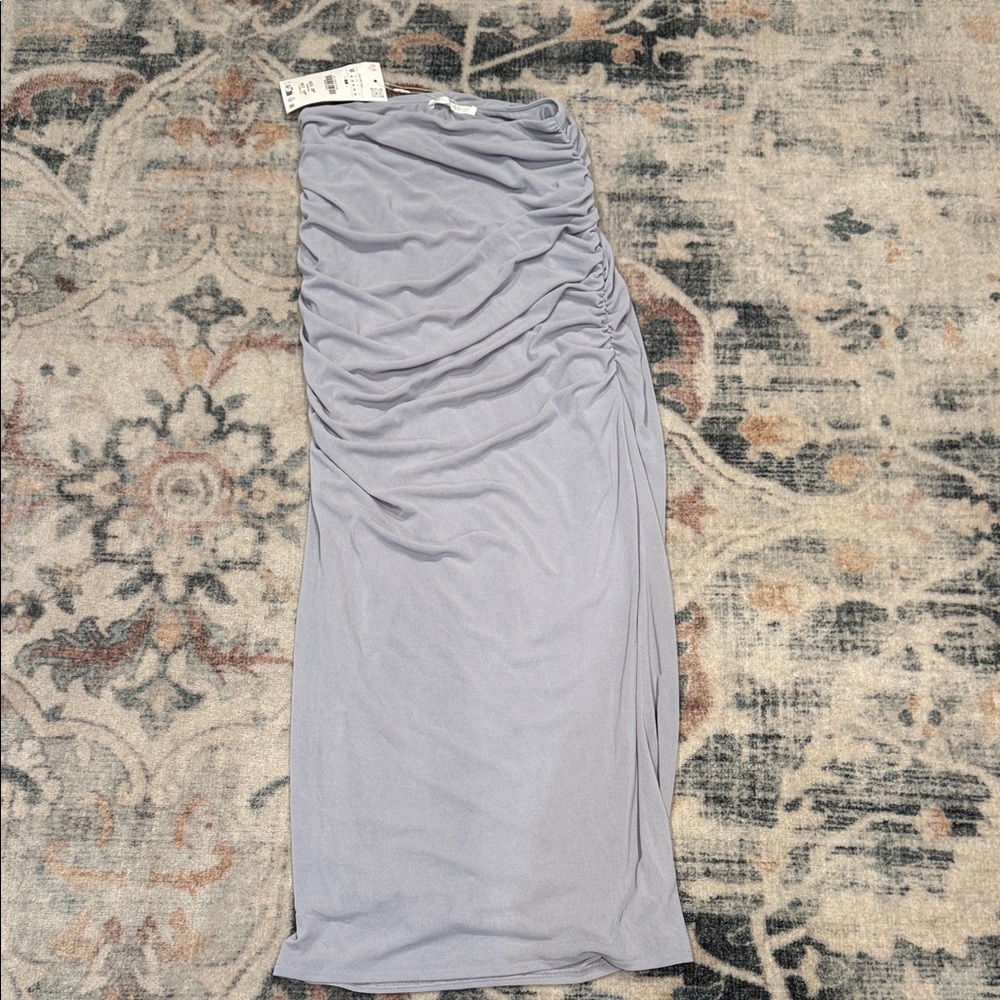 Zara Light Gray Pencil Skirt